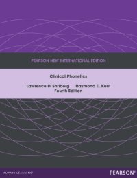 cover of the book Clinical phonetics