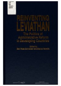 cover of the book Reinventing Leviathan : the politics of administrative reform in developing countries