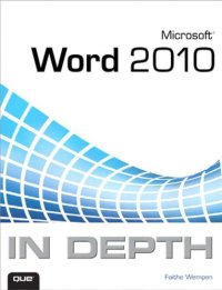 cover of the book Microsoft Word 2010 in depth