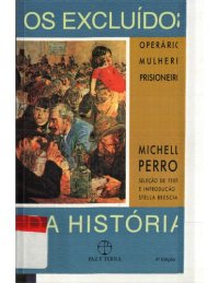 cover of the book Excluidos da historia: operarios, mulheres e prisioneiros