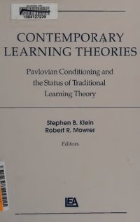 cover of the book Contemporary Learning Theories: Pavlovian Conditioning and the Status of Traditional Learning