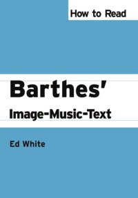 cover of the book How to read Barthes' Image-Music-Text