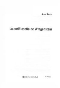 cover of the book La Antifilosofia De Wittgenstein