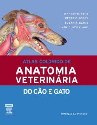 cover of the book Atlas colorido de anatomia veterinária do cão e gato