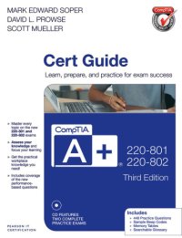 cover of the book CompTIA A+ 220-801 and 220-802 authorized cert guide