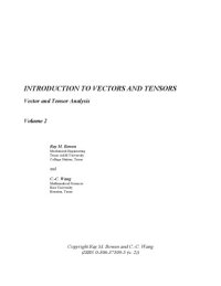 cover of the book Introduction to Vectors and Tensors Volume 2: Vector and Vector Analysis