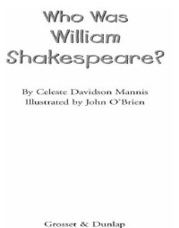 cover of the book Who was william shakespeare?