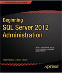 cover of the book Beginning SQL Server 2012 administration