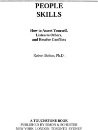 cover of the book People skills: how to assert yourself, listen to others and resolve conflicts