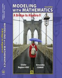 cover of the book Modeling with mathematics: a bridge to Algebra II