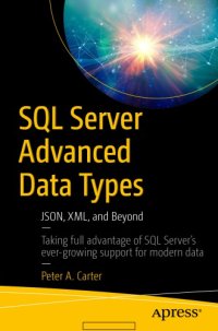 cover of the book SQL server advanced data types: JSON, XML, and beyond