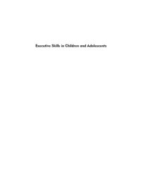 cover of the book Executive Skills in Children and Adolescents