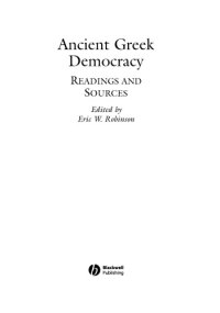 cover of the book Ancient Greek Democracy Readings and Sources