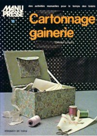 cover of the book Cartonnage, gainerie