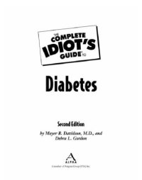 cover of the book Complete idiot's guide to diabetes