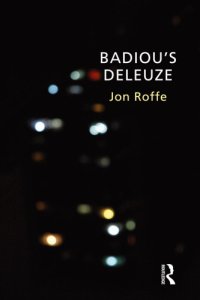 cover of the book Badiou's Deleuze