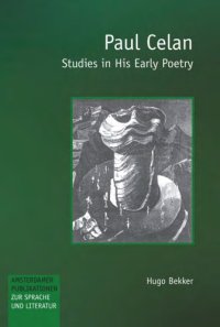 cover of the book Paul Celan studies in his early poetry