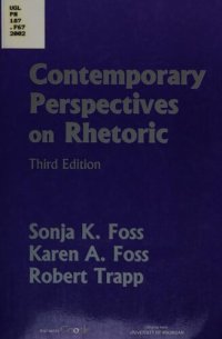 cover of the book Contemporary perspectives on rhetoric