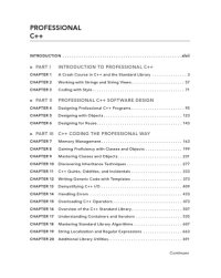 cover of the book Professional C++