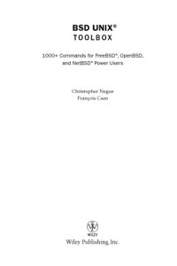 cover of the book BSD UNIX Toolbox: 1000+ Commands for FreeBSD, OpenBSD, and NetBSD Power Users