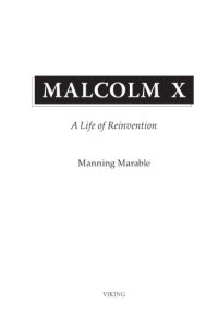 cover of the book Malcolm X: a life of reinvention