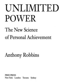 cover of the book Unlimited Power: The New Science of Personal Achievement