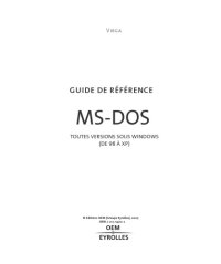 cover of the book MS-DOS: toutes versions sous Windows (de 98 à XP)