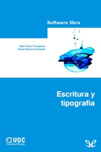 cover of the book Escritura y tipografía