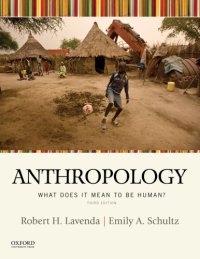 cover of the book Anthropology: what does it mean to be human?