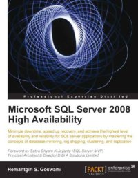 cover of the book Microsoft SQL Server 2008 high availability