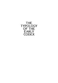 cover of the book The Typology of the Early Codex