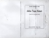 cover of the book Julián Tupaj Katari. Caudillo de la liberación india