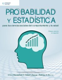 cover of the book Probabilidad y estadística: para las ciencias sociales del comportamiento y la salud