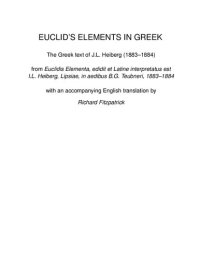 cover of the book Euclid's Elements