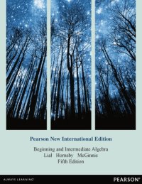 cover of the book Beginning and intermediate algebra