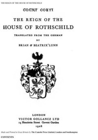 cover of the book Reign of the House of Rothschild