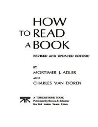 cover of the book How To Read A Book_ A Classic Guide to Intelligent Reading