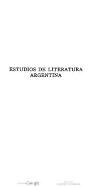 cover of the book Estudios de literatura argentina.