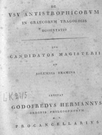 cover of the book De VSV Anitistrophicovm in graecorvm tragoediis