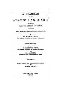 cover of the book Grammar of the Arabic Language