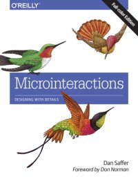 cover of the book Microinteractions: designing with details