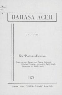 cover of the book Bahasa Aceh. Jilid II