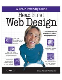 cover of the book Head First Web Design