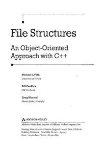 cover of the book File Structures: An Object-Oriented Approach with C++