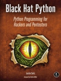 cover of the book Black hat Python: Python programming for hackers and pentesters