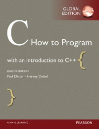 cover of the book C: how to program