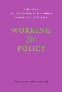 cover of the book Working for Policy