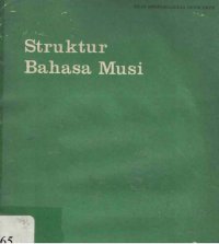 cover of the book Struktur Bahasa Musi