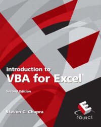 cover of the book Introduction to VBA for Excel