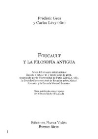 cover of the book Foucault y la filosofía antigua